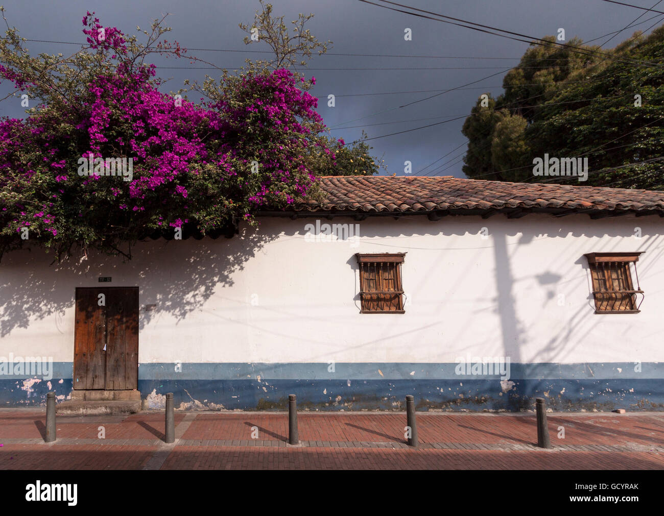 Historical House Bogota Colombia Stock Photo Alamy
