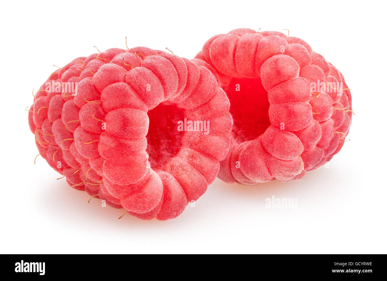 raspberry isolated Stock Photo