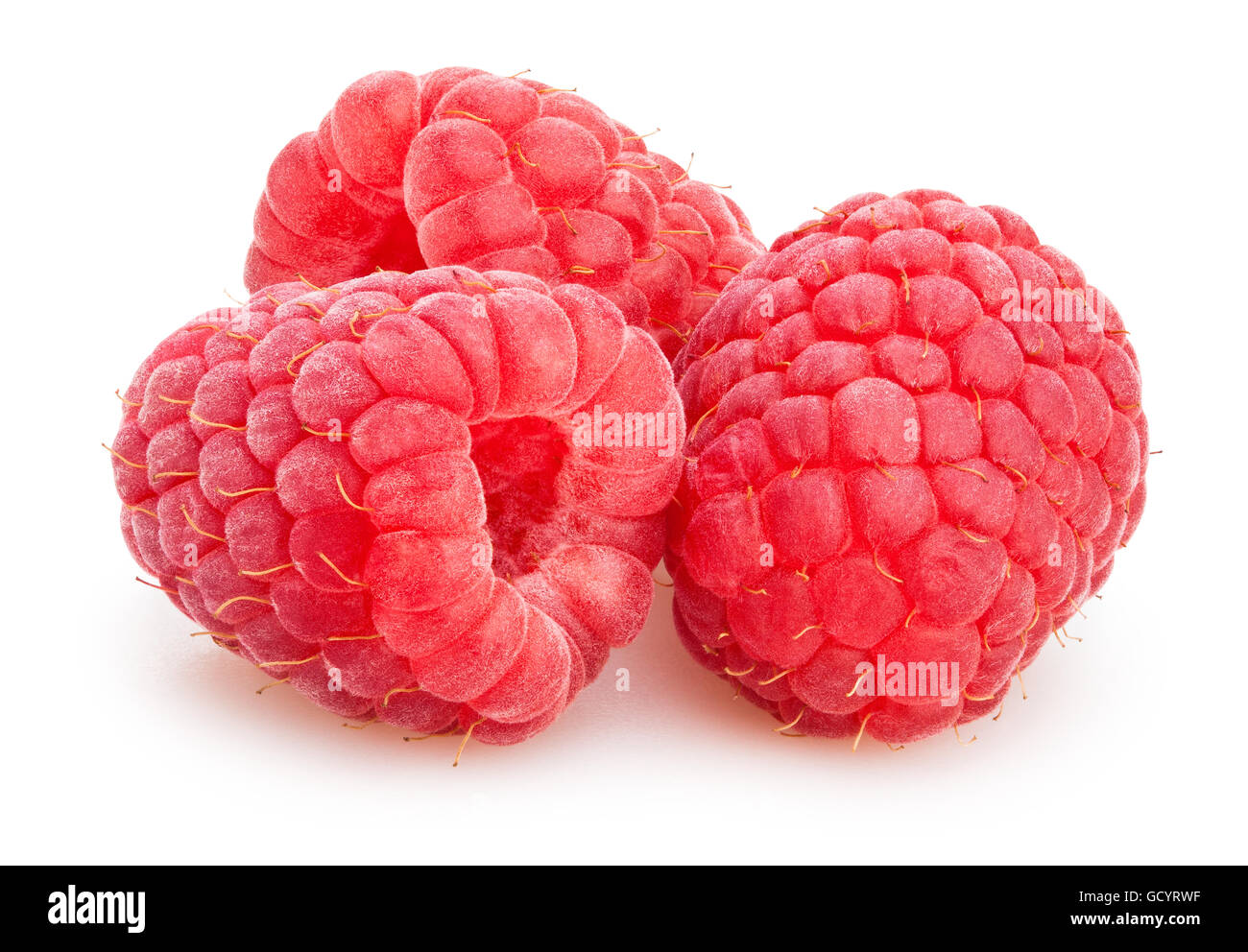 raspberry isolated Stock Photo