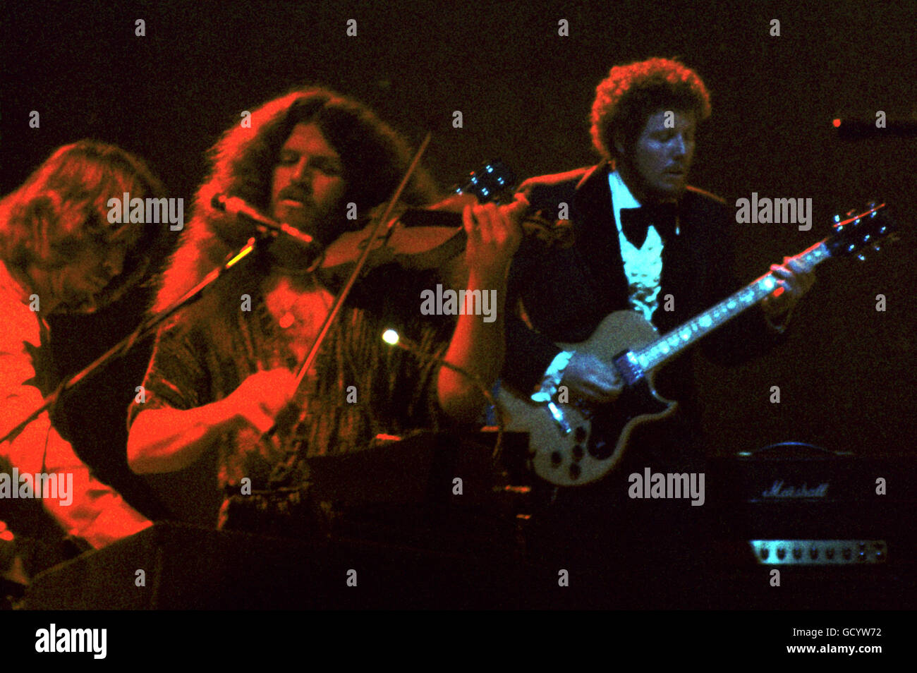 The original lineup of the rock Band "Kansas" live in concert