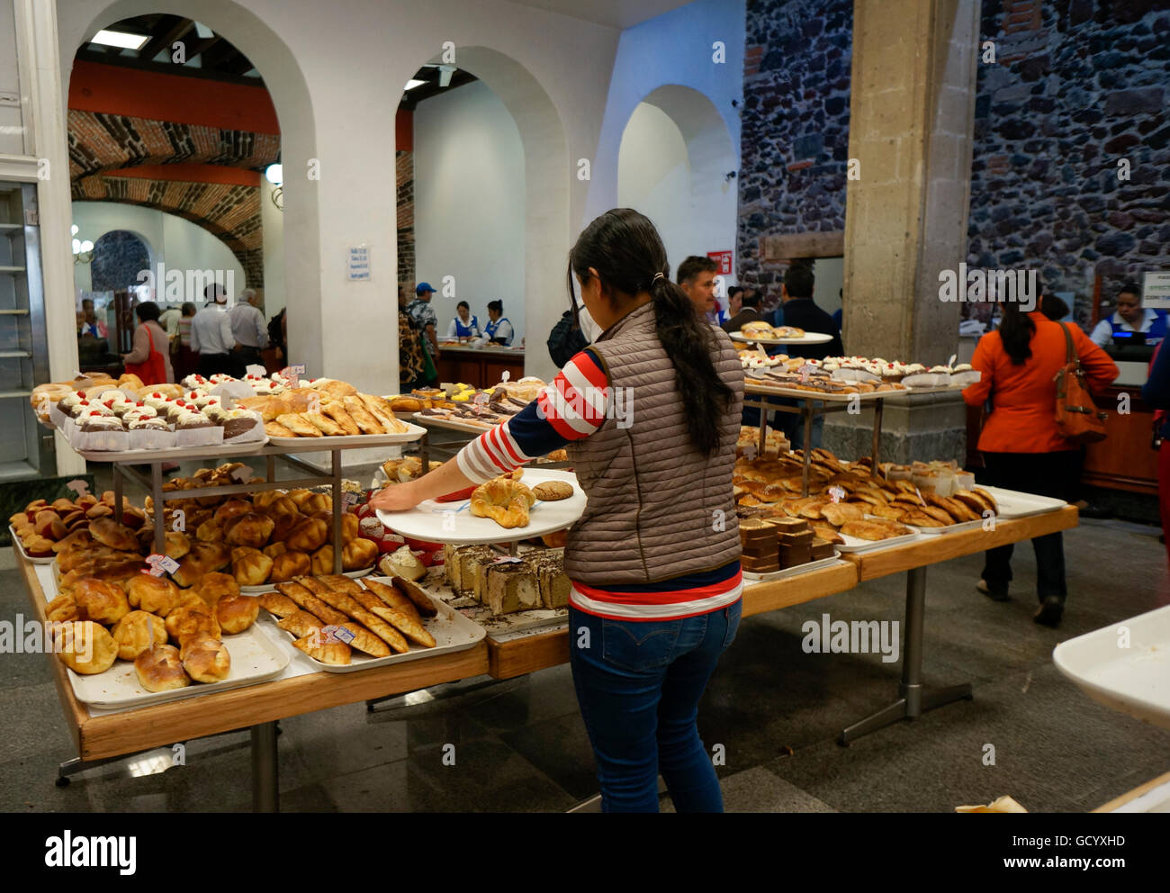 Ideal Bakery in Mexico City Stock Photo Alamy