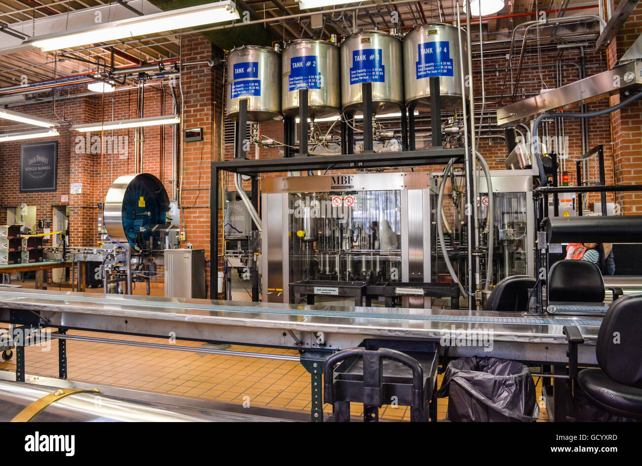 Inside the White Rabbit Bottle Shop at the Jack Daniel's distillery ...