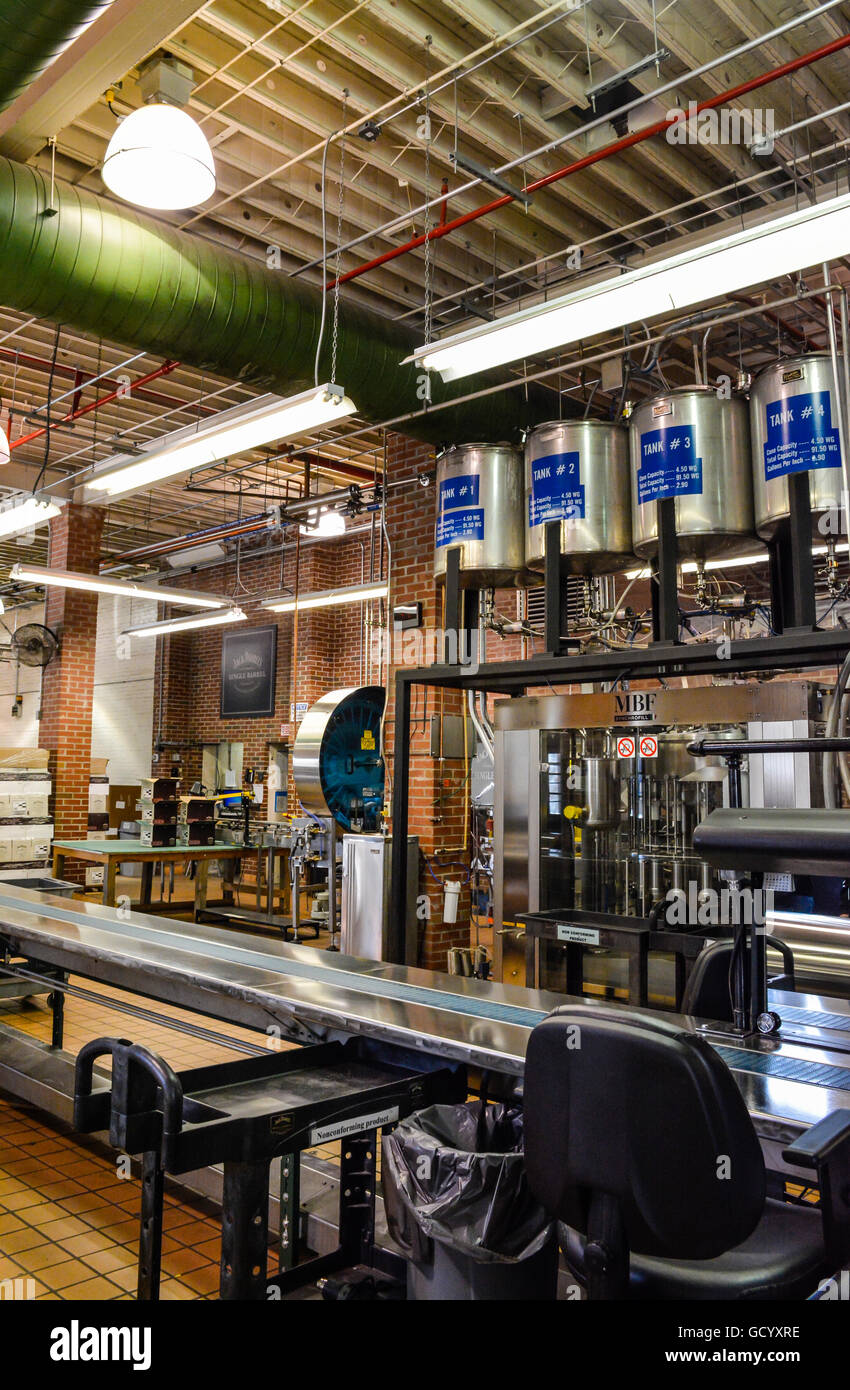 Inside the White Rabbit Bottle Shop at the Jack Daniel's distillery ...