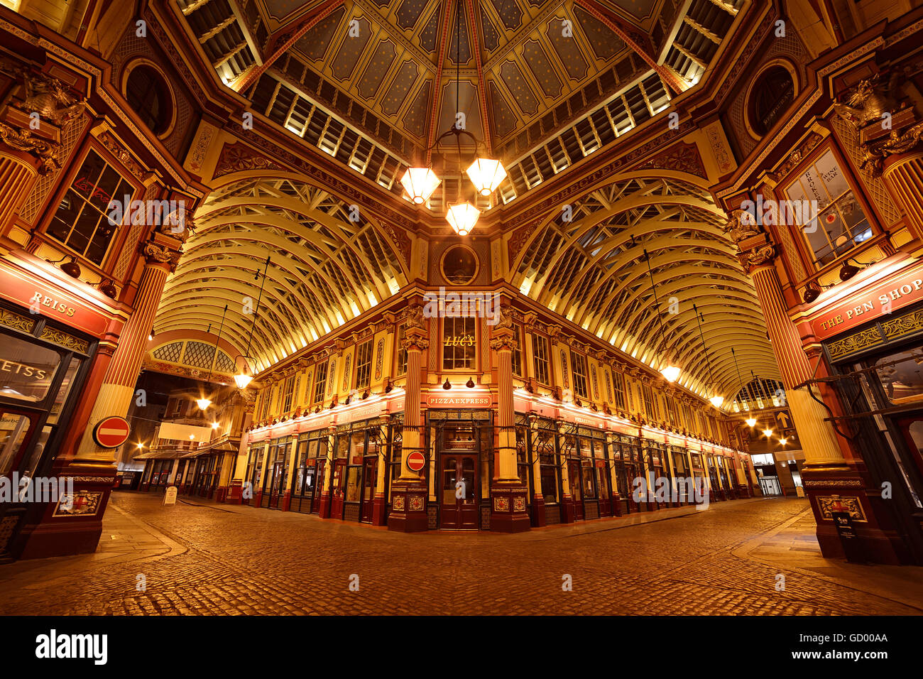 Leadenhall Market, London, United Kingdom Stock Photo