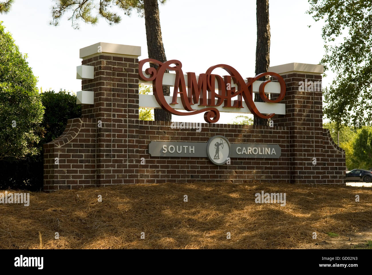 Camden South Carolina Sign USA Stock Photo Alamy