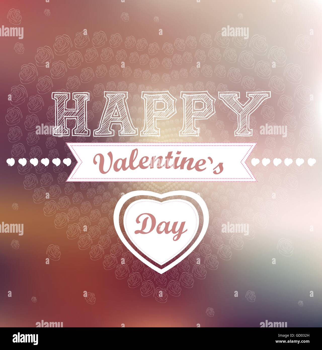Happy valentine's day, Vector illustration Stock Vector Image & Art - Alamy