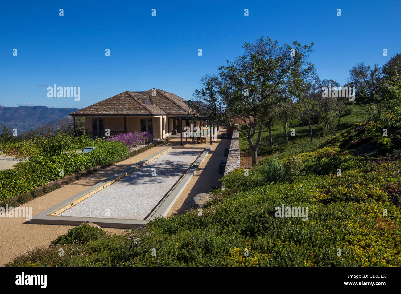 Bocce ball court hi res stock photography and images Alamy