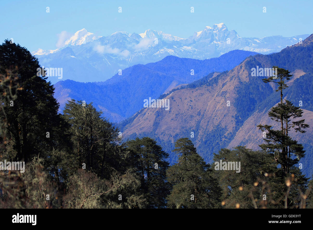 Himalayas glacier bhutan hi-res stock photography and images - Alamy