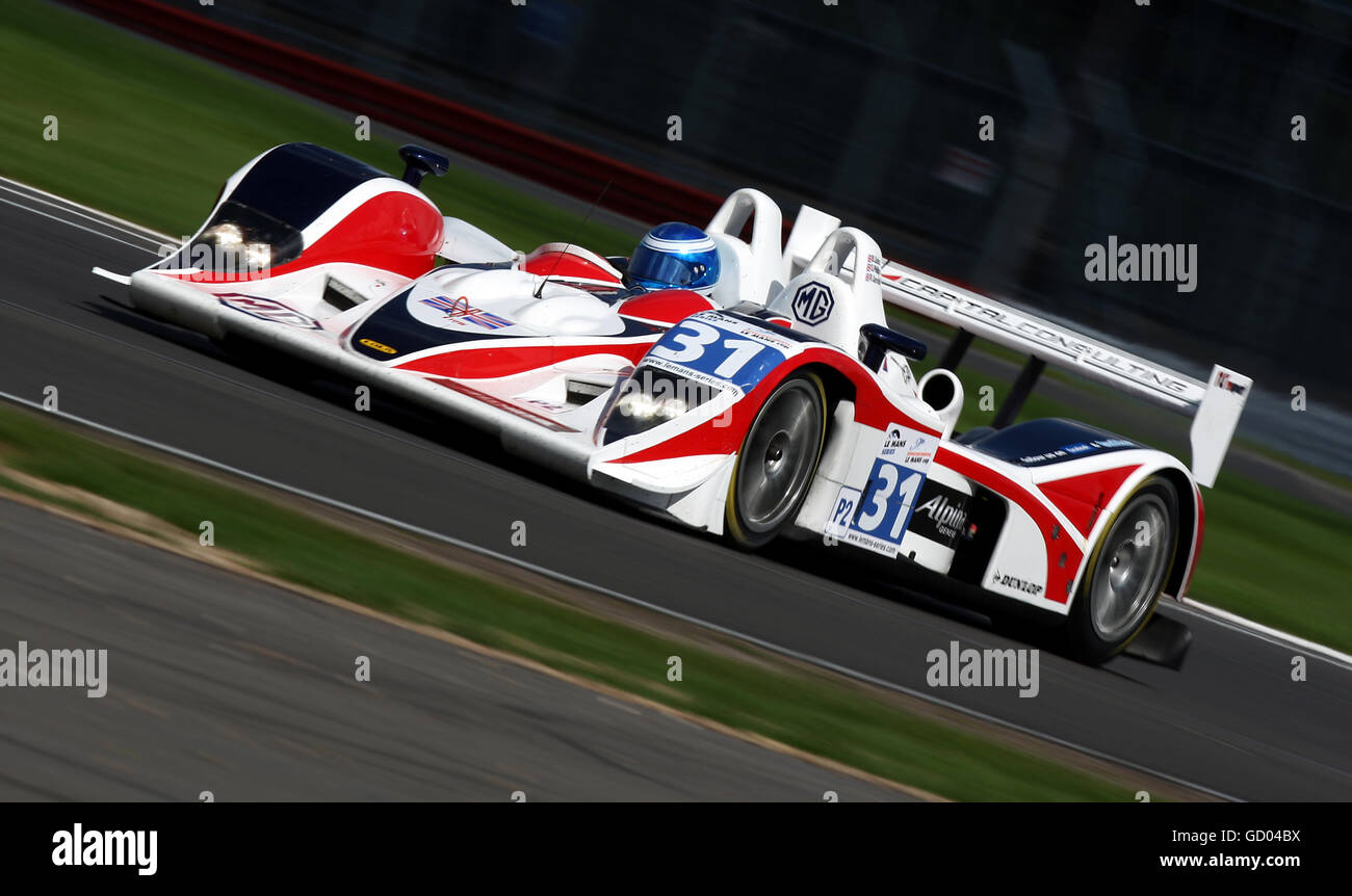 Motor Racing Le Mans Series Race Day Silverstone Stock Photo Alamy