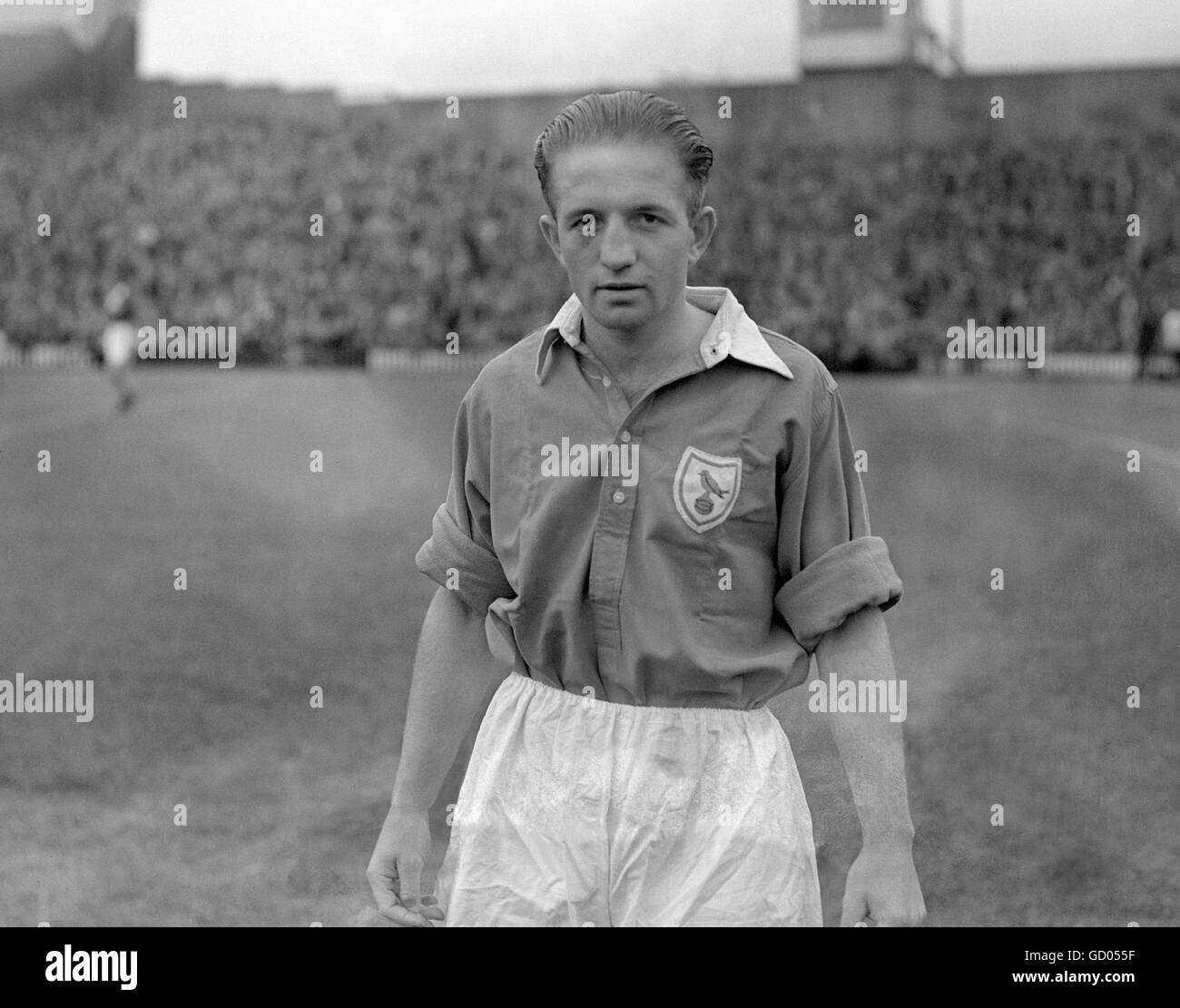 Soccer - League Division Three South - Millwall v Bristol City - The Den. Alec Eisentrager, Bristol City, a former prisoner of war who is now a forward with the team Stock Photo