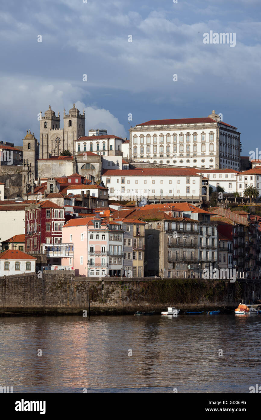 Porto cityscape in Portugal, historic city centre, UNESCO World Heritage Site Stock Photo