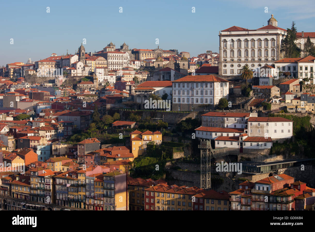 Porto cityscape of  historic city centre, Portugal Stock Photo