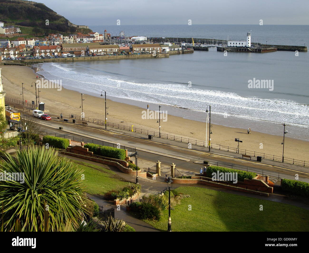 South Bay from St Nicholas Cliff Gardens, Scarborough Stock Photo Alamy