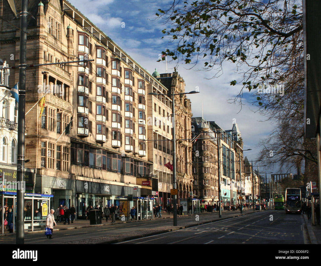 Princes Street Edinburgh Stock Photo Alamy