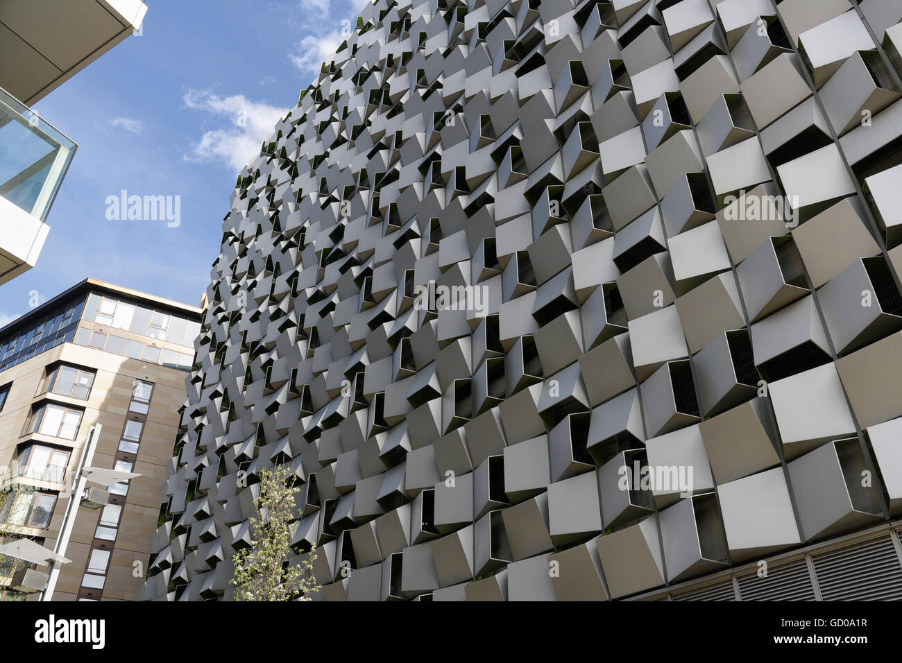 Charles st QPark car park in Sheffield city centre architecture