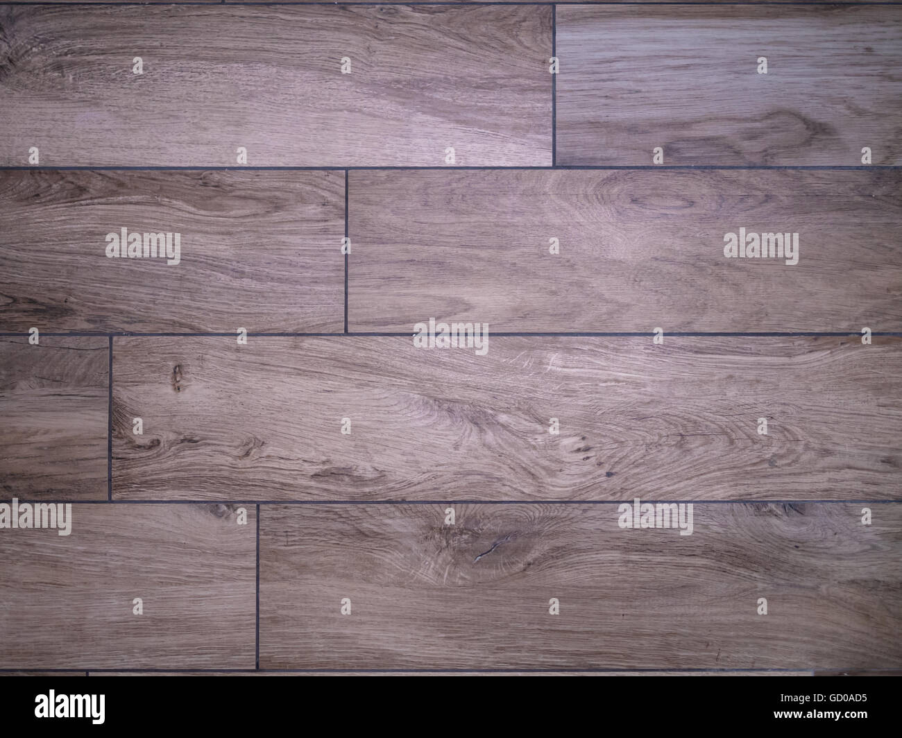 house floor tile wood effect Stock Photo