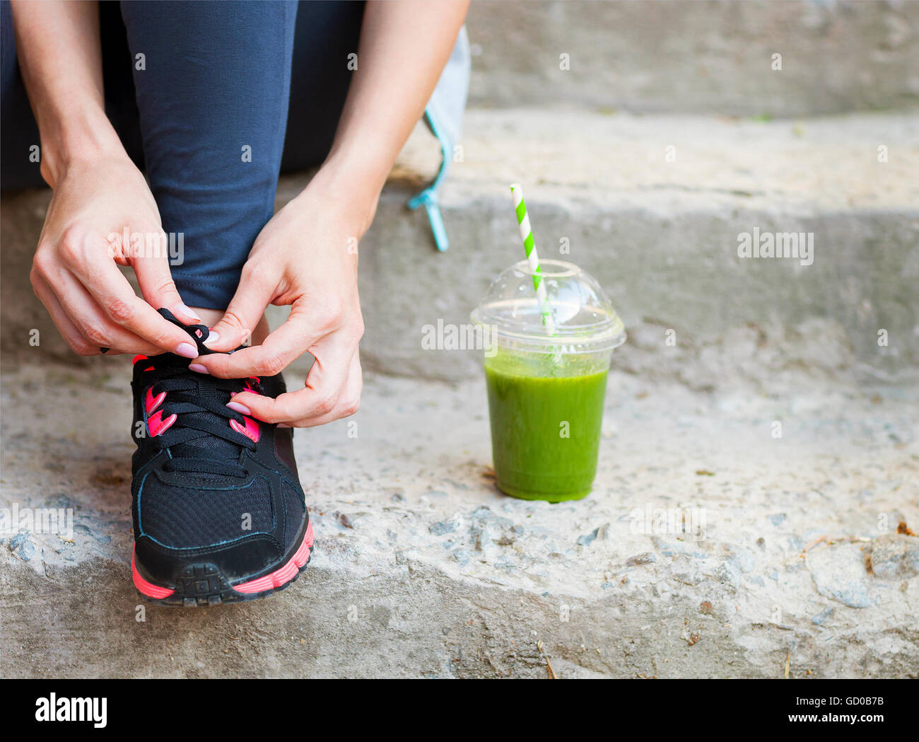 Running Before Work Woman running before work hi-res stock photography and images - Alamy