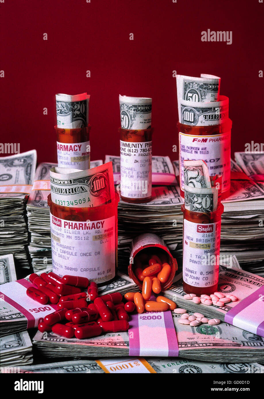 Still life. High cost of medical care Stock Photo Alamy