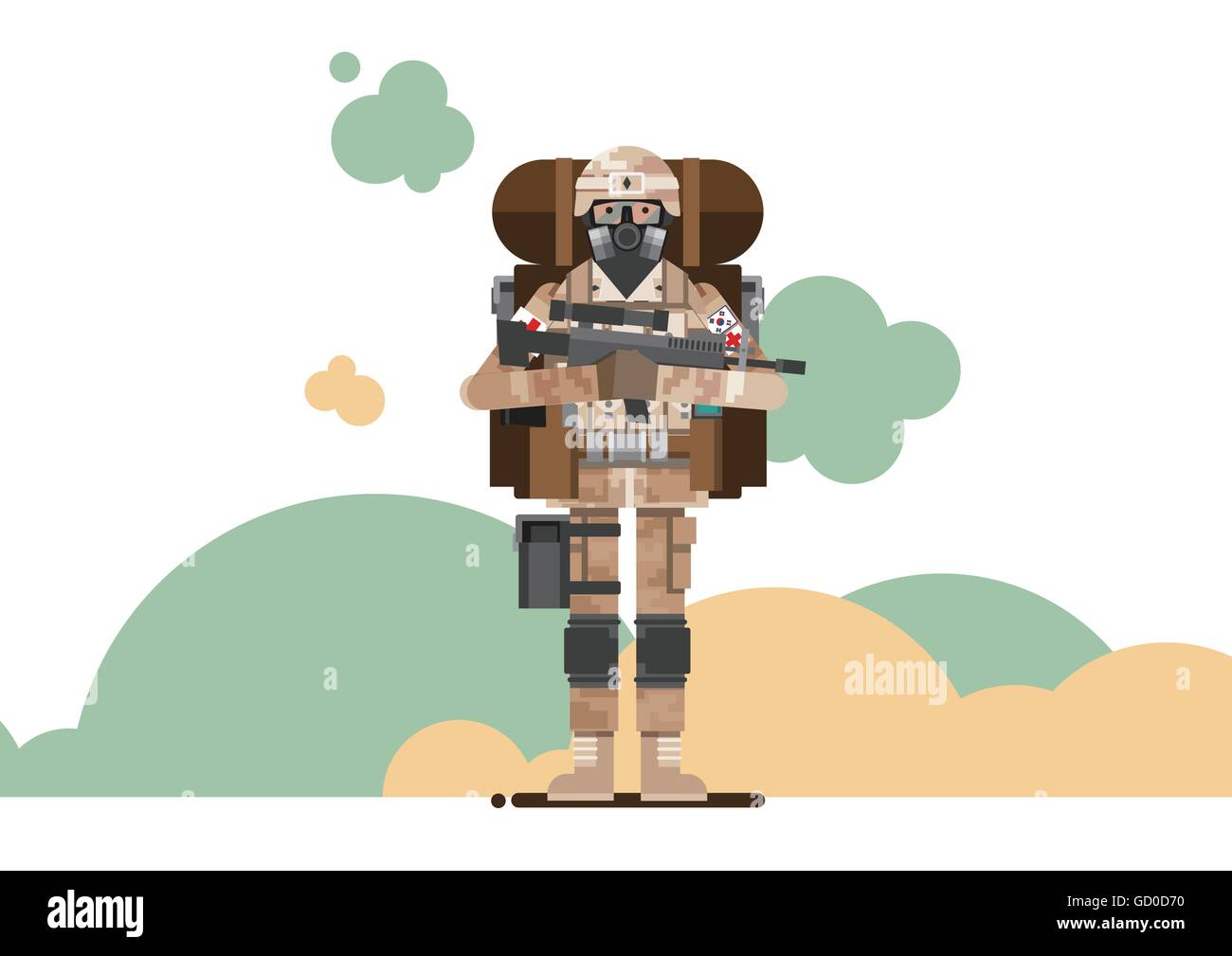 a military man Stock Vector Image &amp; Art - Alamy
