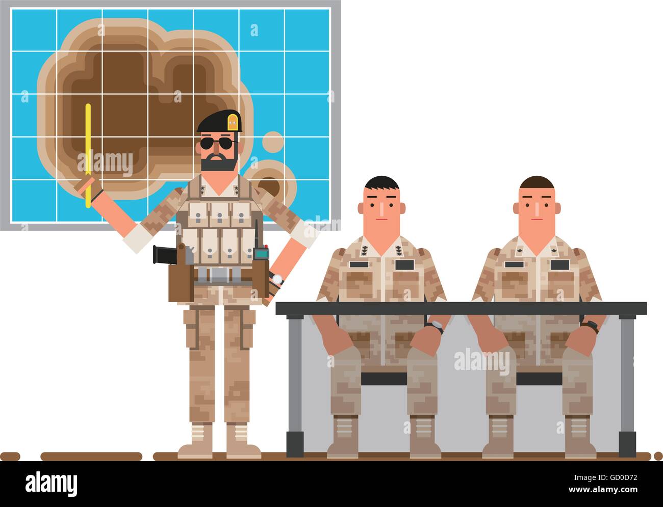 a military man Stock Vector Image &amp; Art - Alamy