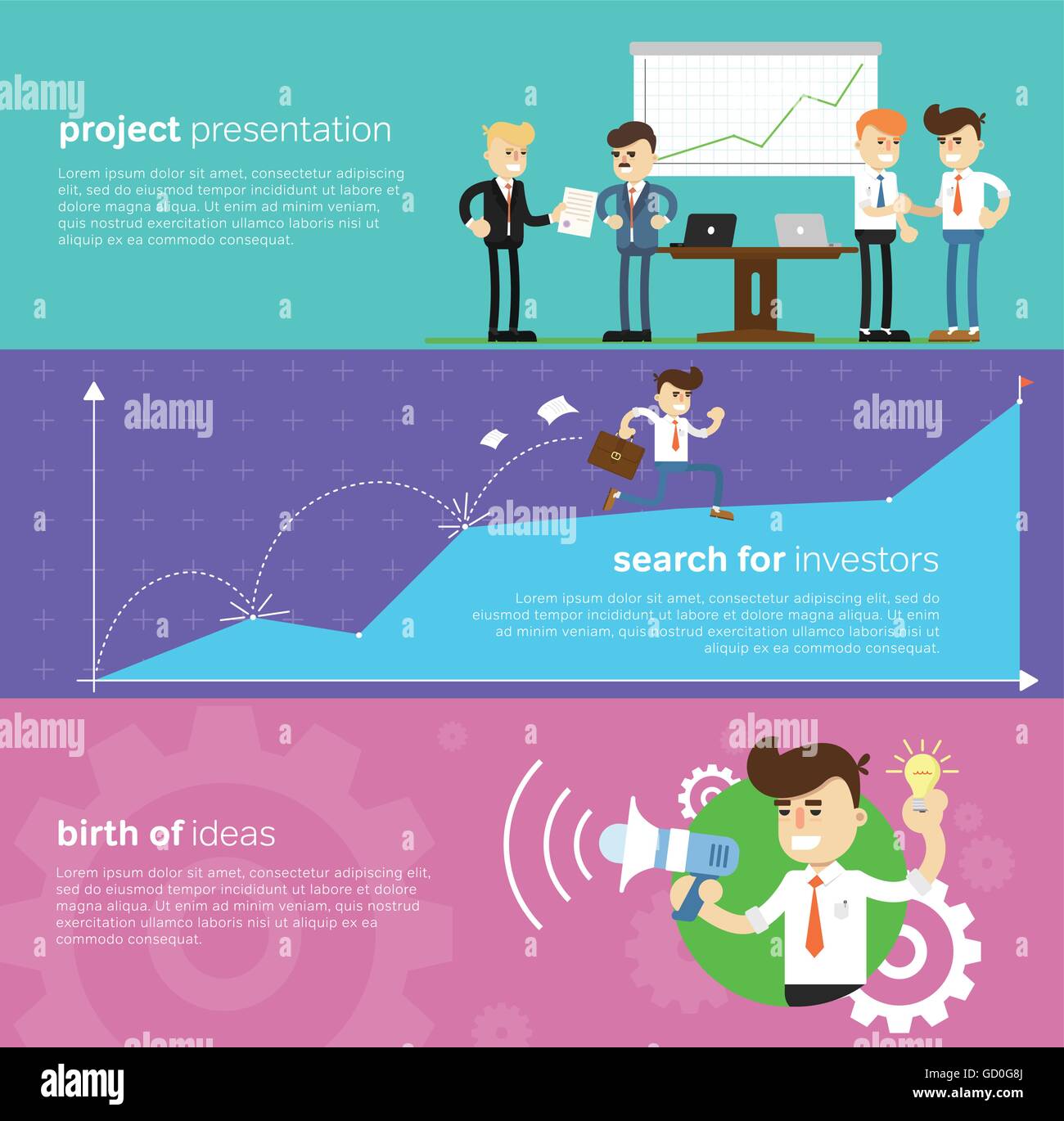 Start up business concept design Stock Vector Image & Art - Alamy