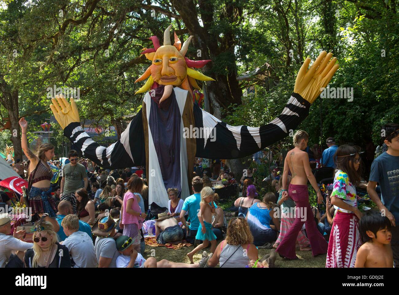 Oregon country fair hires stock photography and images Alamy
