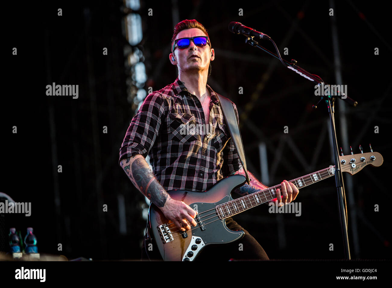 Monza, Italy 9th July 2016 Stereophonics perform live at I-Days Festival 2016 Credit:  Roberto Finizio/ Alamy Live News Stock Photo