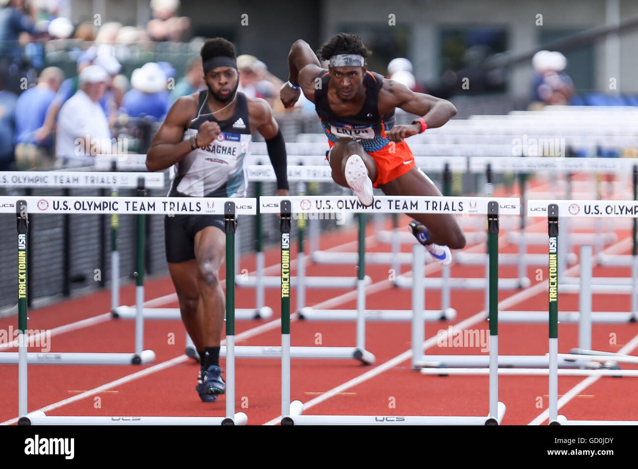 100m hurdle hi-res stock photography and images - Alamy