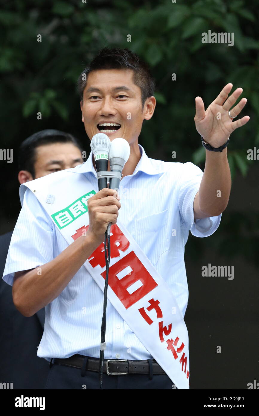 Kentaro Asahi, former volleyball player, and candidate of the ruling