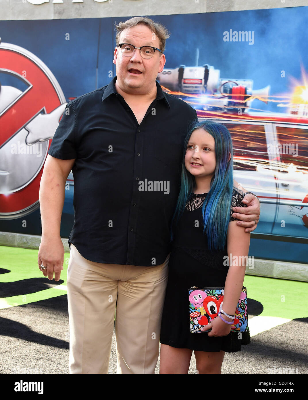 Hollywood, California, USA. 9th July, 2016. Andy Richter & Mercy