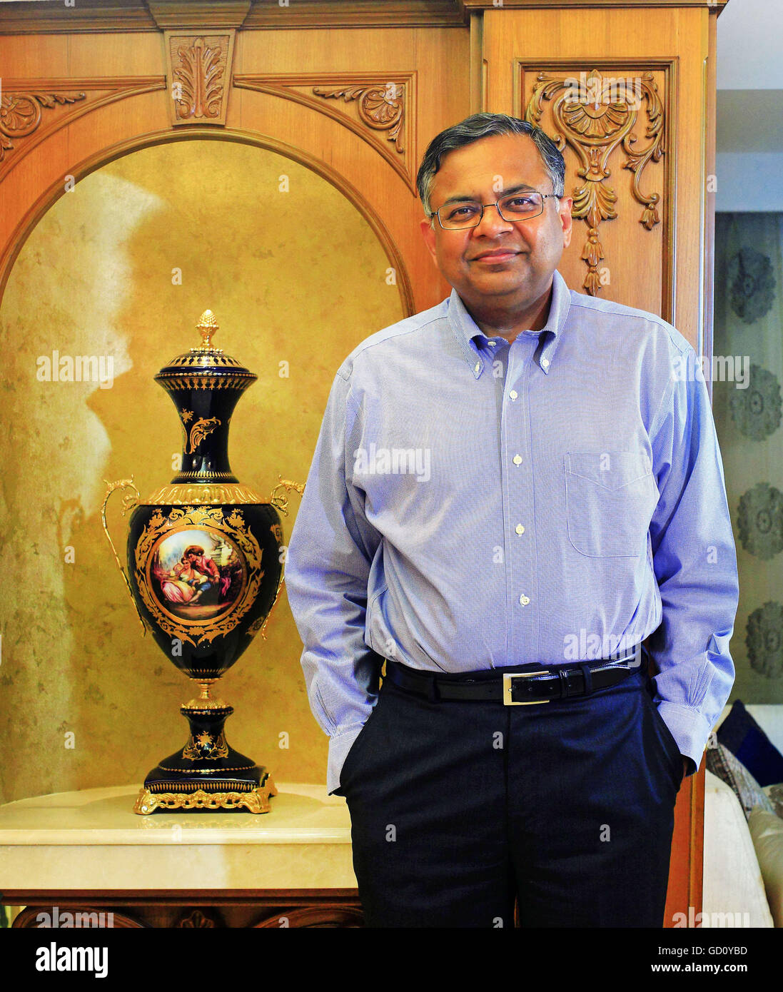 Tcs ceo natarajan chandrasekaran hi-res stock photography and 