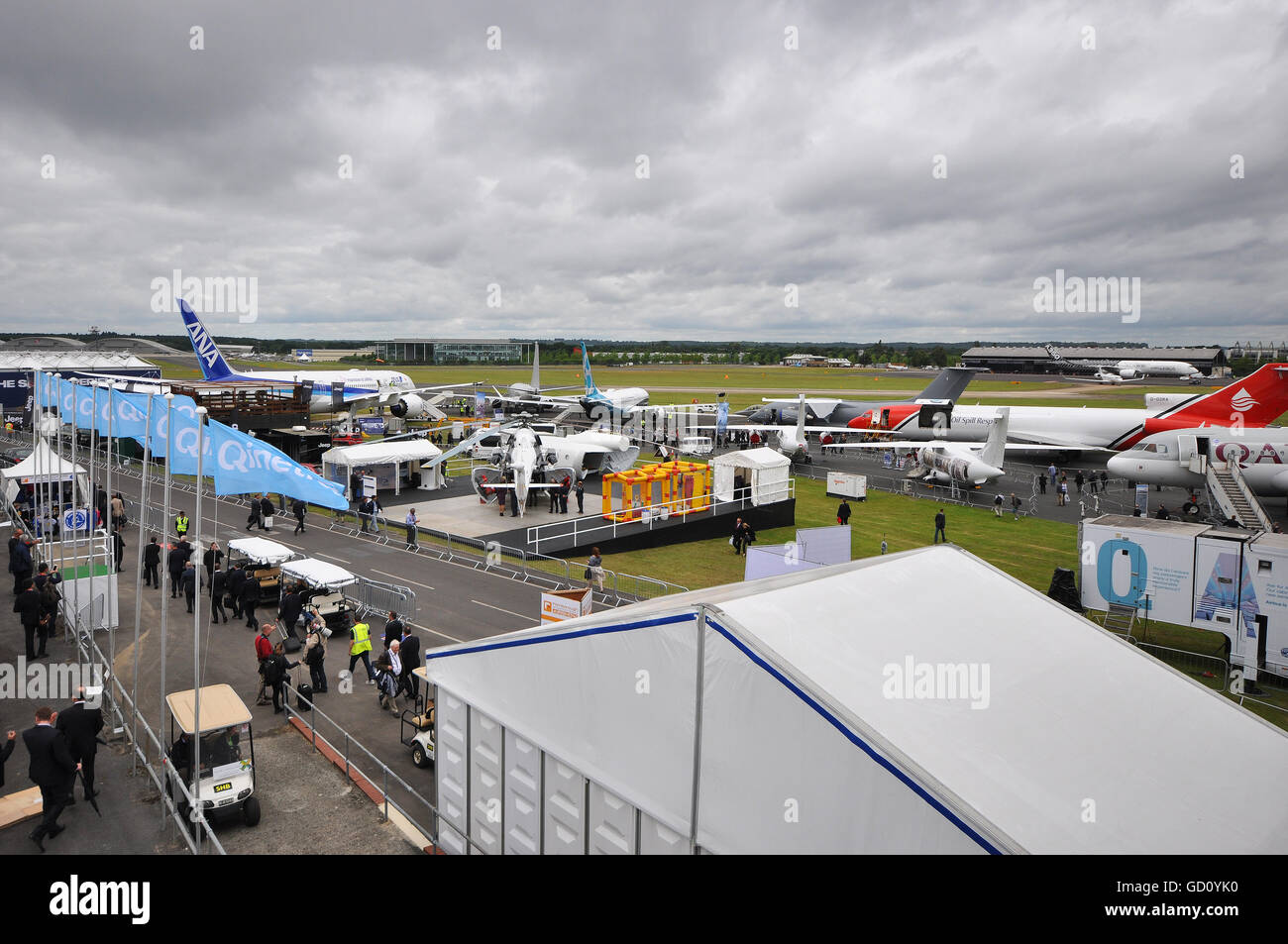 Farnborough International Airshow 2016 Stock Photo Alamy