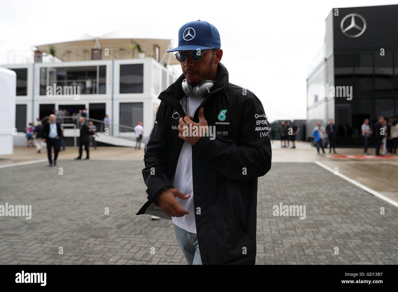 Mercedes' Lewis Hamilton before the 2016 British Grand Prix at