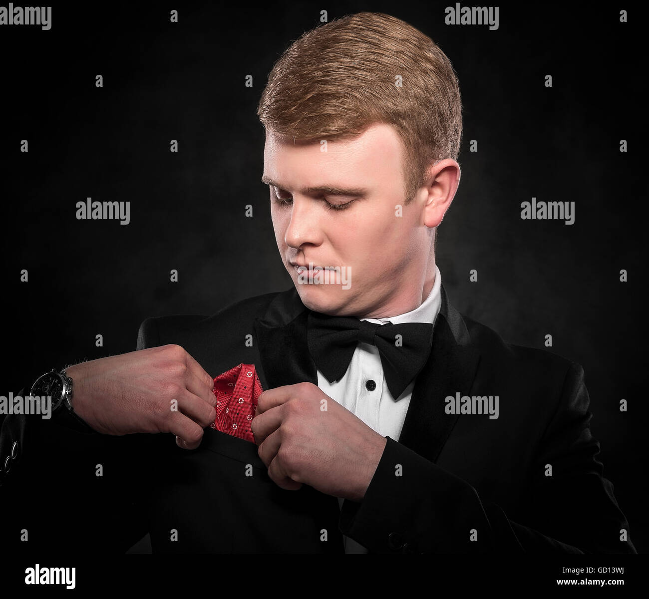 White handkerchief suit hires stock photography and images Alamy