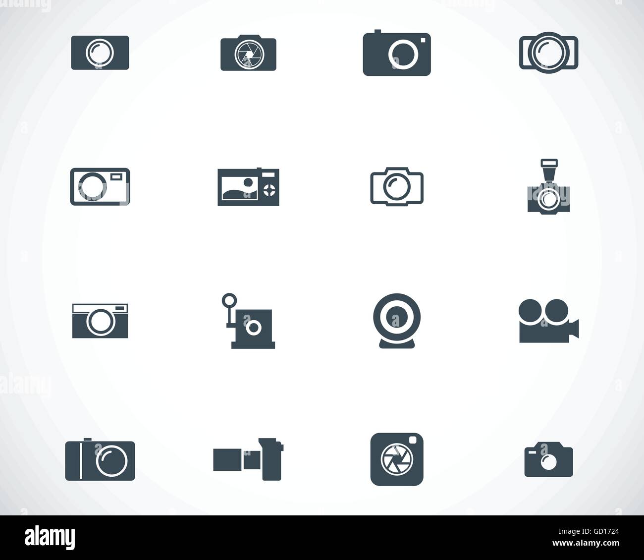 Camera lens film set Stock Vector Images - Alamy