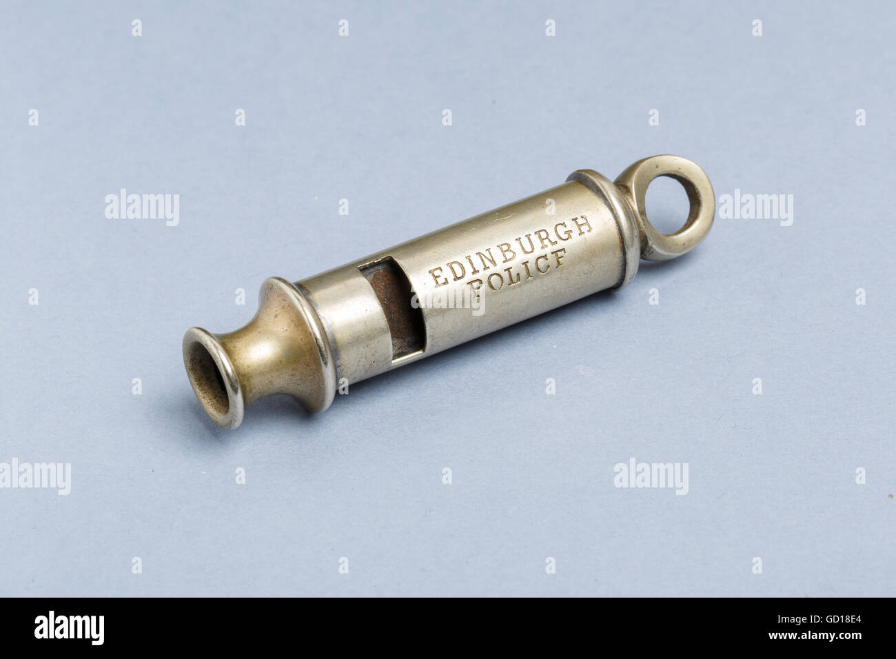 Edinburgh City Police whistle, made by Dowler and Sons, Birmingham