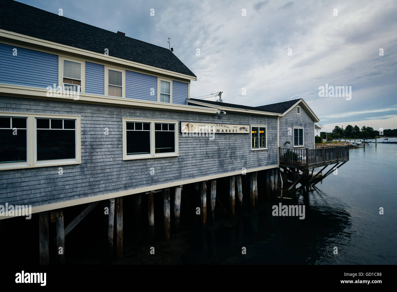 Sanders Fish Market, in Portsmouth, New Hampshire Stock Photo Alamy