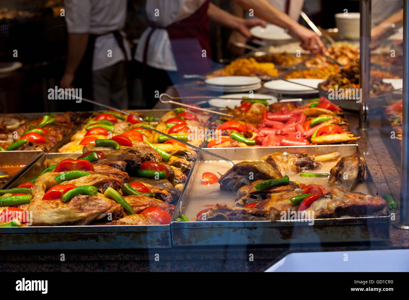 Street food restaurant Stock Photo Alamy