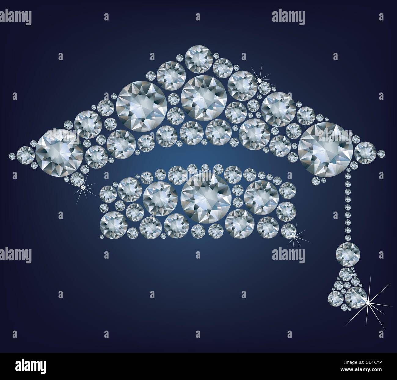 Education Cup made from diamonds Stock Vector Image & Art Alamy