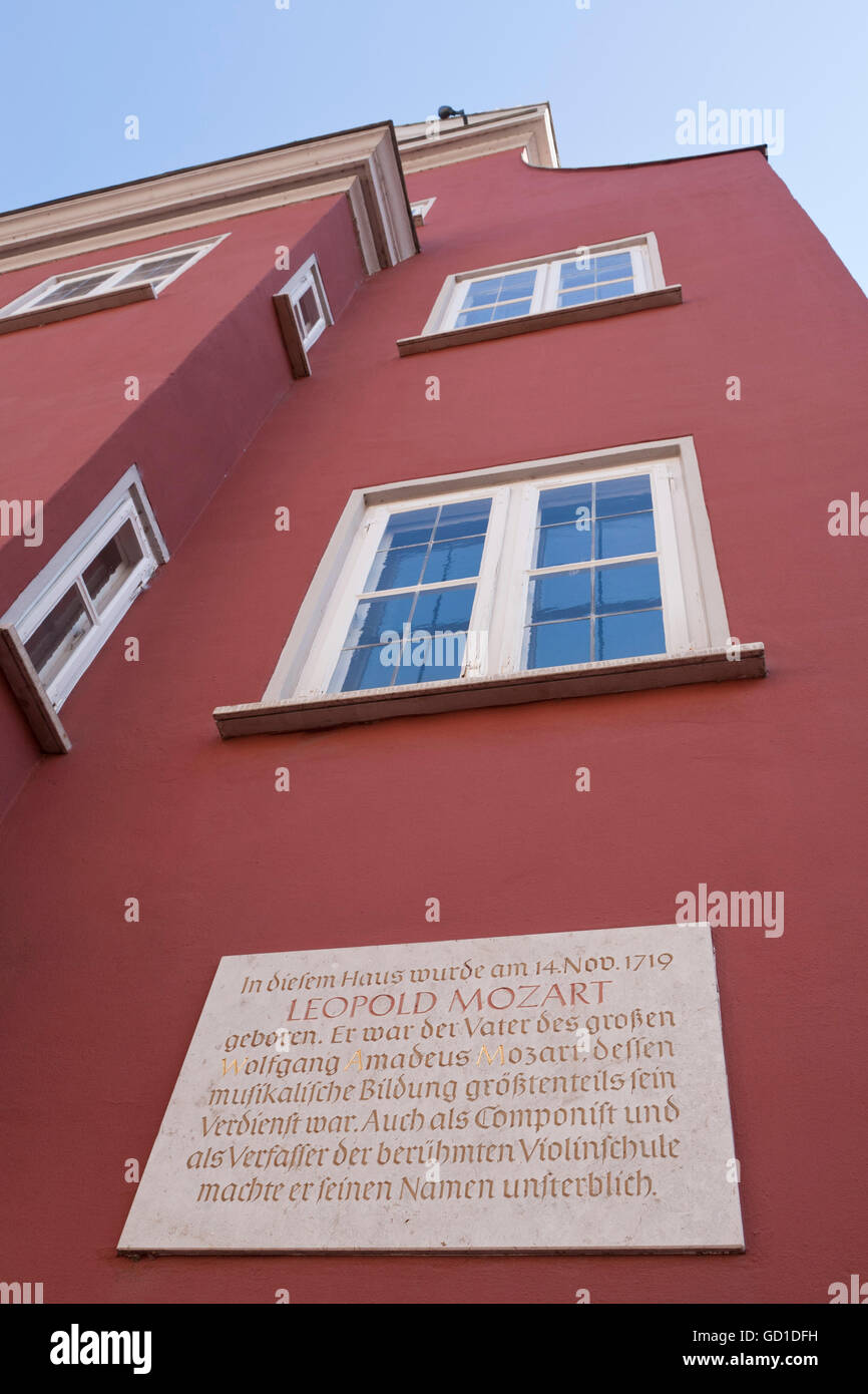 Mozart House, the birthplace of Leopold Mozart, father of Wolfgang