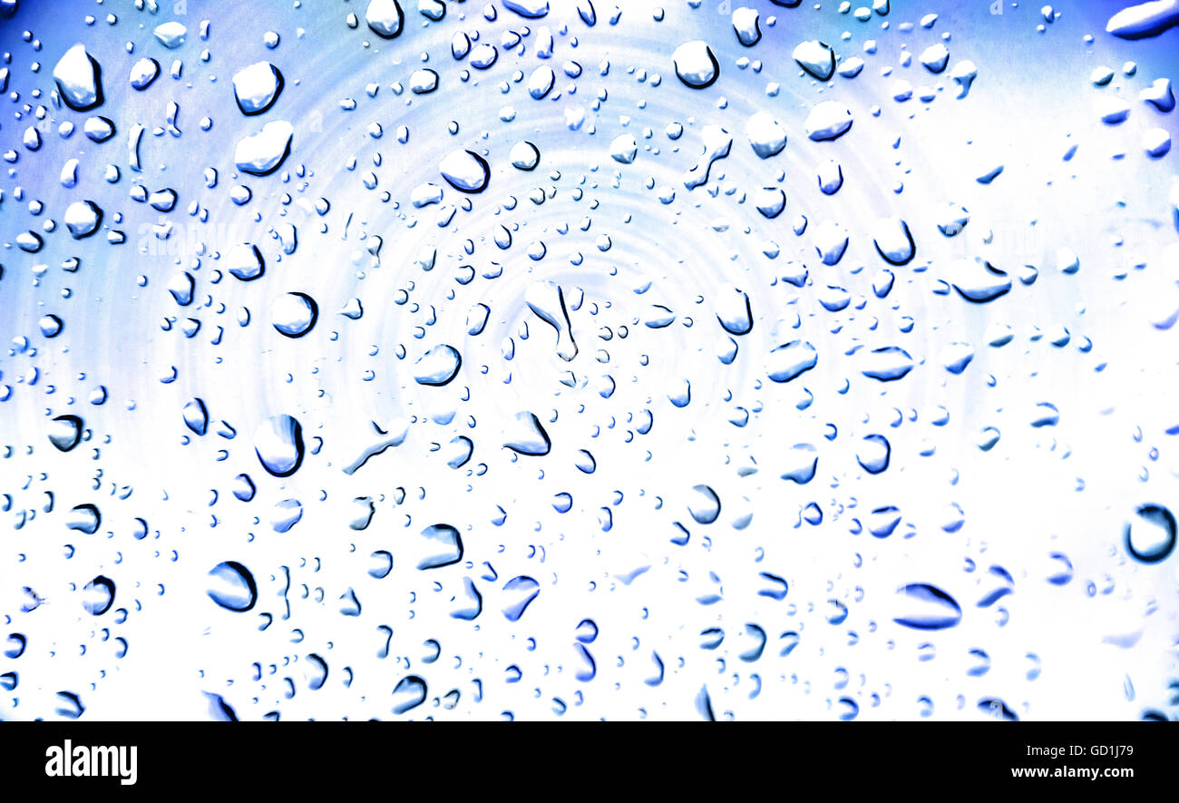 abstract blue color background with drop water Stock Photo - Alamy