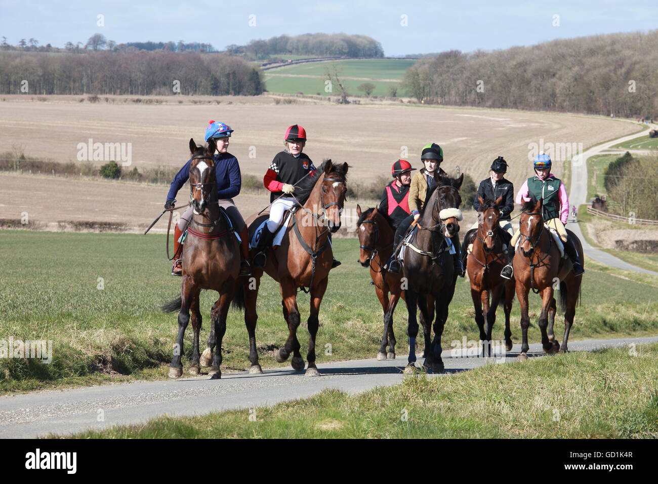 Kiplingcotes Derby Stock Photo Alamy