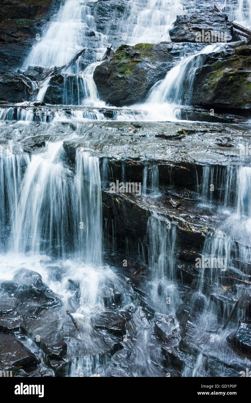 Beautiful Trahlyta Falls at Vogel State Park in the Blue Ridge