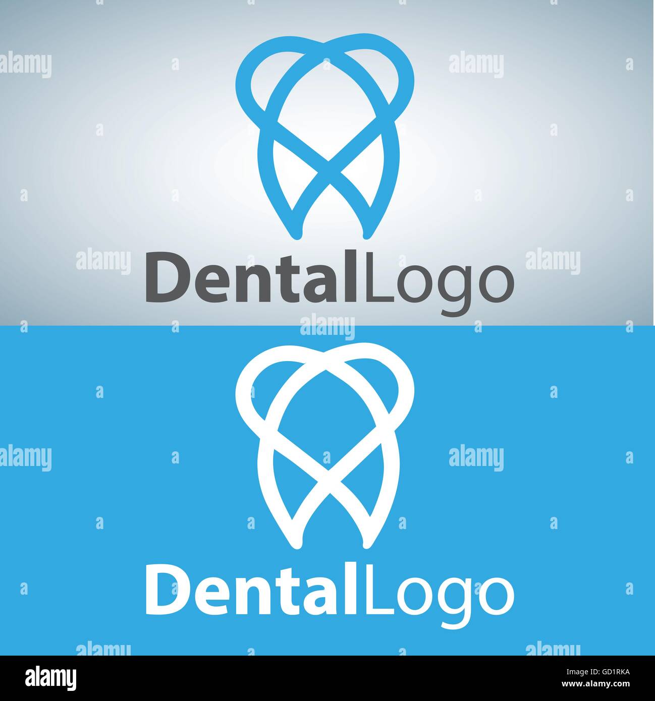 dental  logo designed in a simple way so it can be use for multiple proposes like logo ,mark ,symbol or icon. Stock Vector