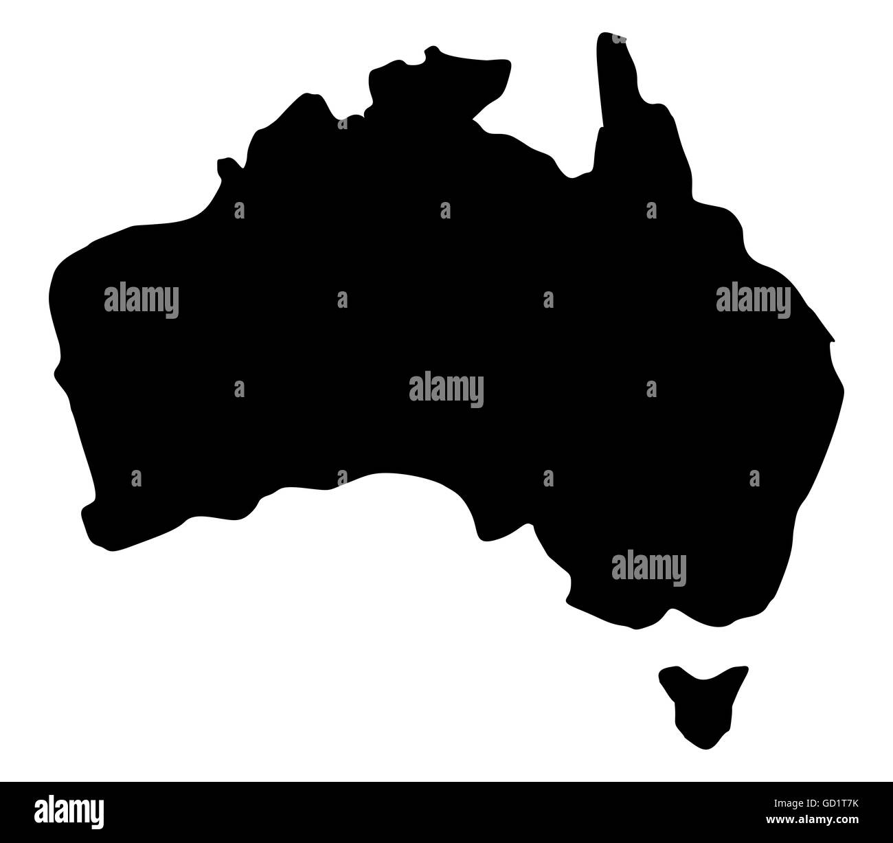 map of australia Stock Photo