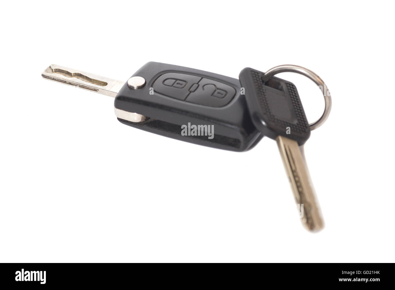 Remote control car keys isolated on white background Stock Photo Alamy