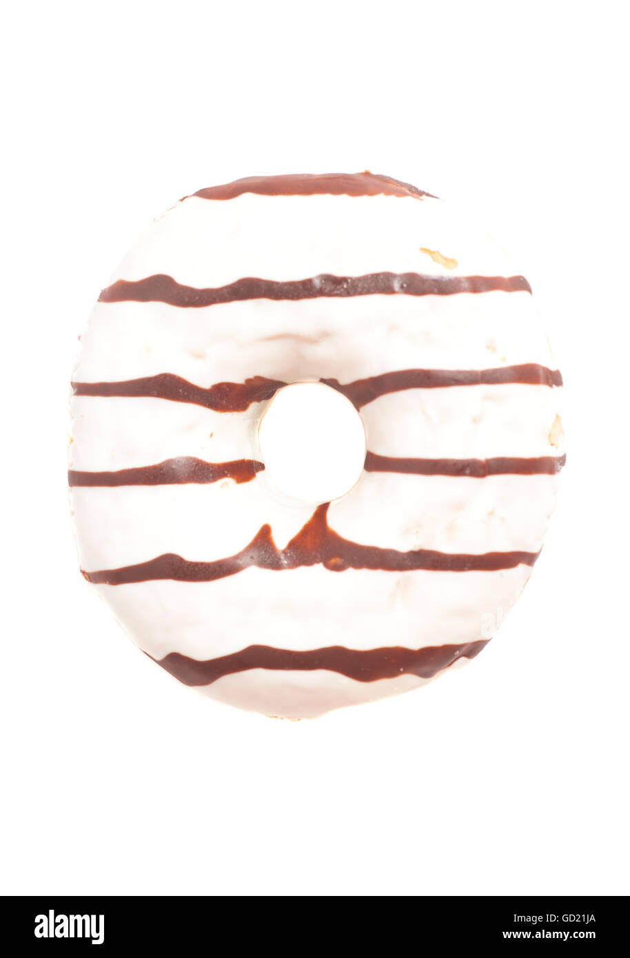 Colorful donut isolated on white background Stock Photo - Alamy