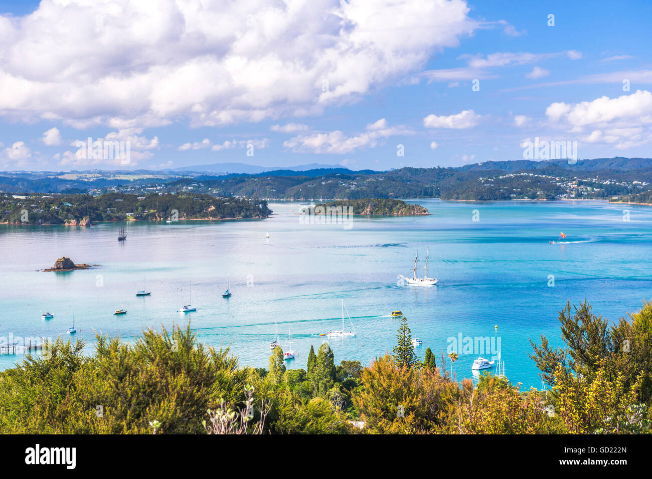 Flagstaff hill russell new zealand hires stock photography and images