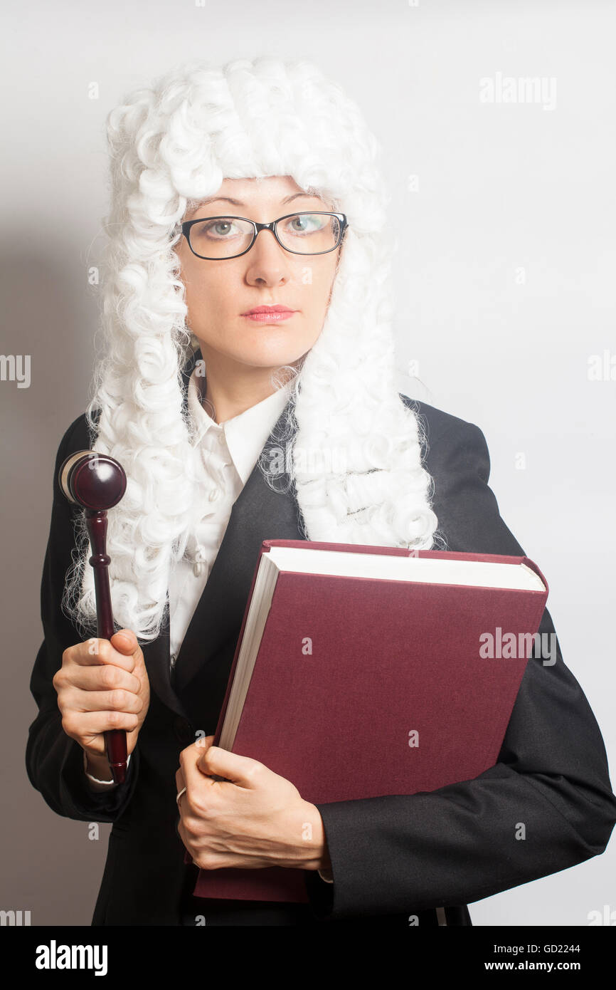Judge wig gavel hires stock photography and images Alamy