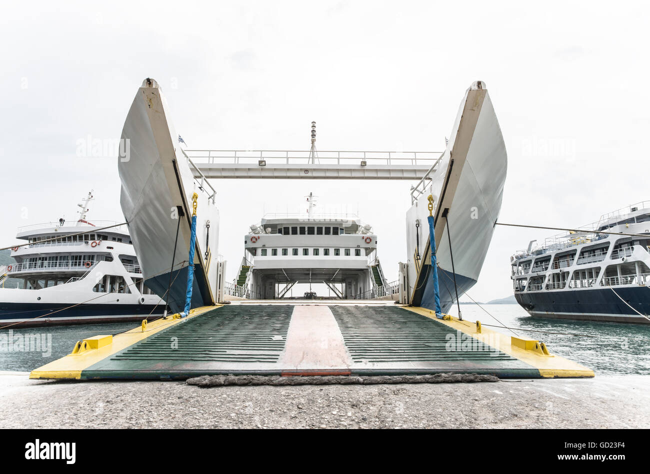 Ferryboat. Igoumenitsa, Greece Stock Photo - Alamy